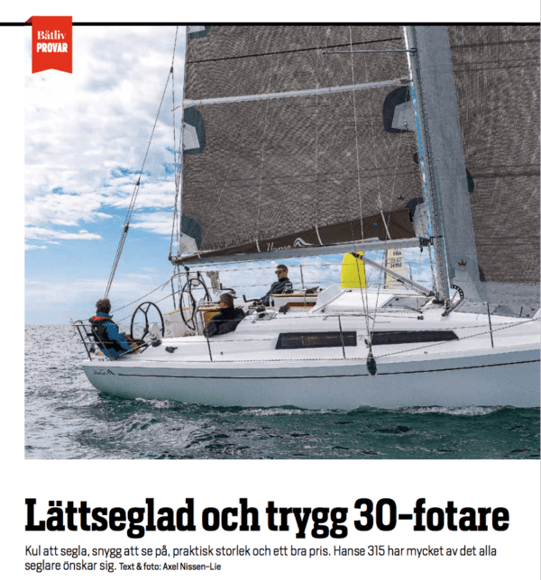 Boatlife about Hanse 315